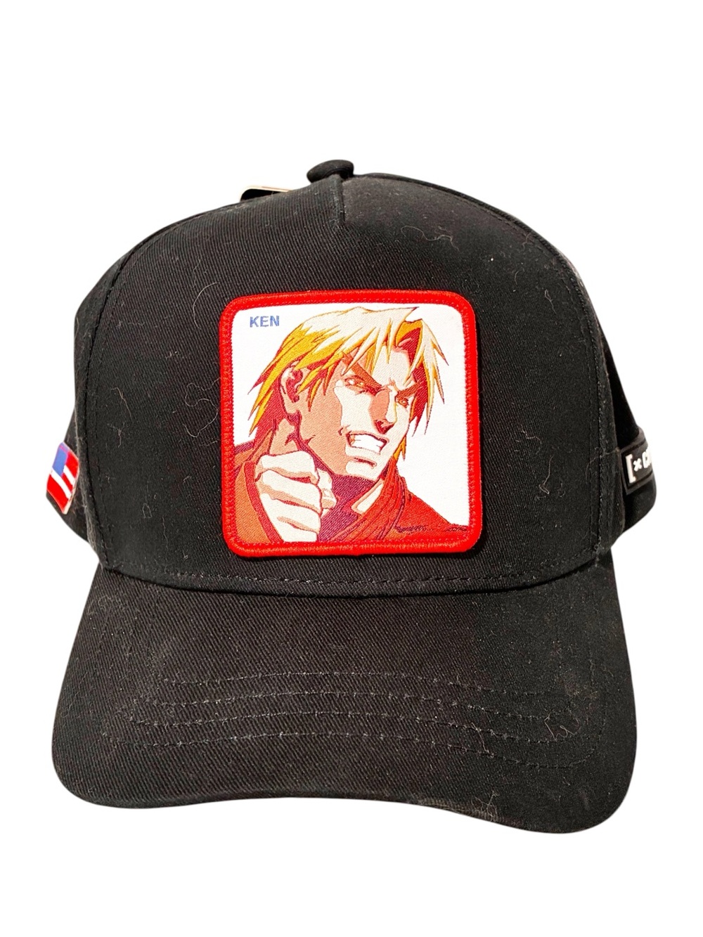 CAPSLAB X Street Fighter Ken Snapback Hat Black Adjustable NEW
